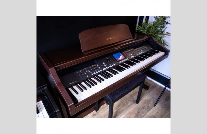 Used Technics SX-PR603 Satin Cherry Digital Piano Complete Package (SN:A600A1228) - Image 4